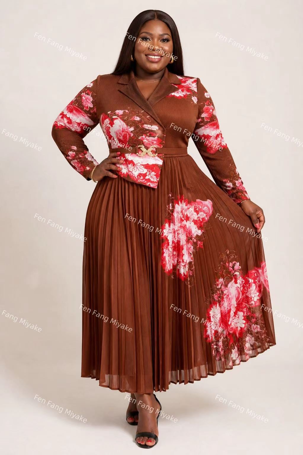 Plus Size Wrap Dress detail view
